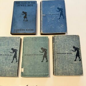 Blue Vintage Hardcover Nancy Drew Mystery Book